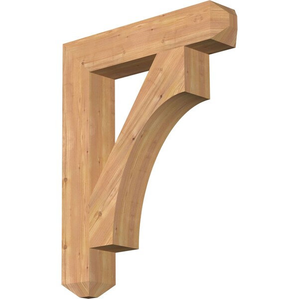 Ekena Millwork Westlake Craftsman Smooth Bracket, Western Red Cedar, 5 1/2"W x 30"D x 38"H BKT06X30X38WTL04SWR - main